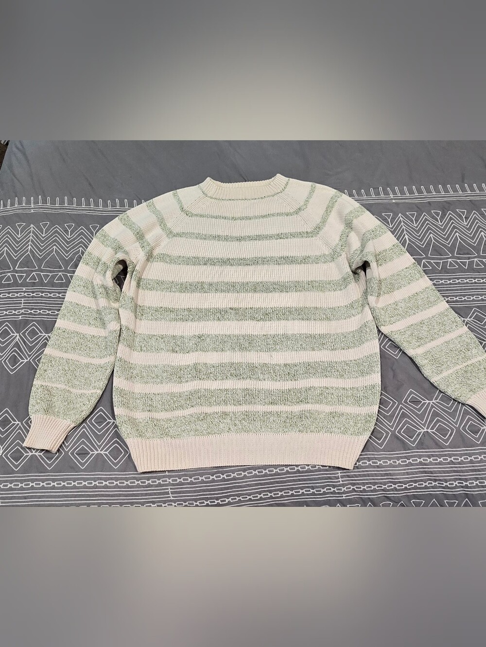 Ermenegildo Zegna Striped Knit Sweater Size Small